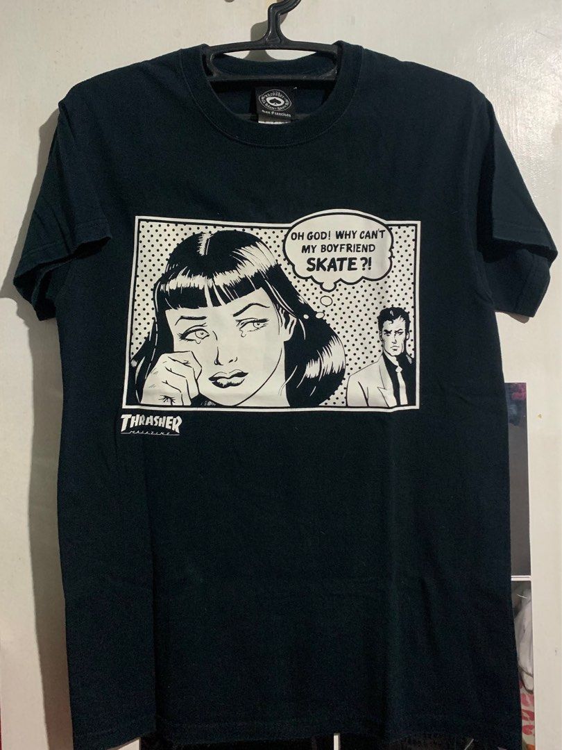 Thrasher T-Shirt (Category: Tshirts & Polo Shirts ) located in Cavite. Submitted by pstuffs_ (Listing ID 1395334509, Image 1). Description: check slides for details 18x27 9.8/10 color may vary due to lighting.