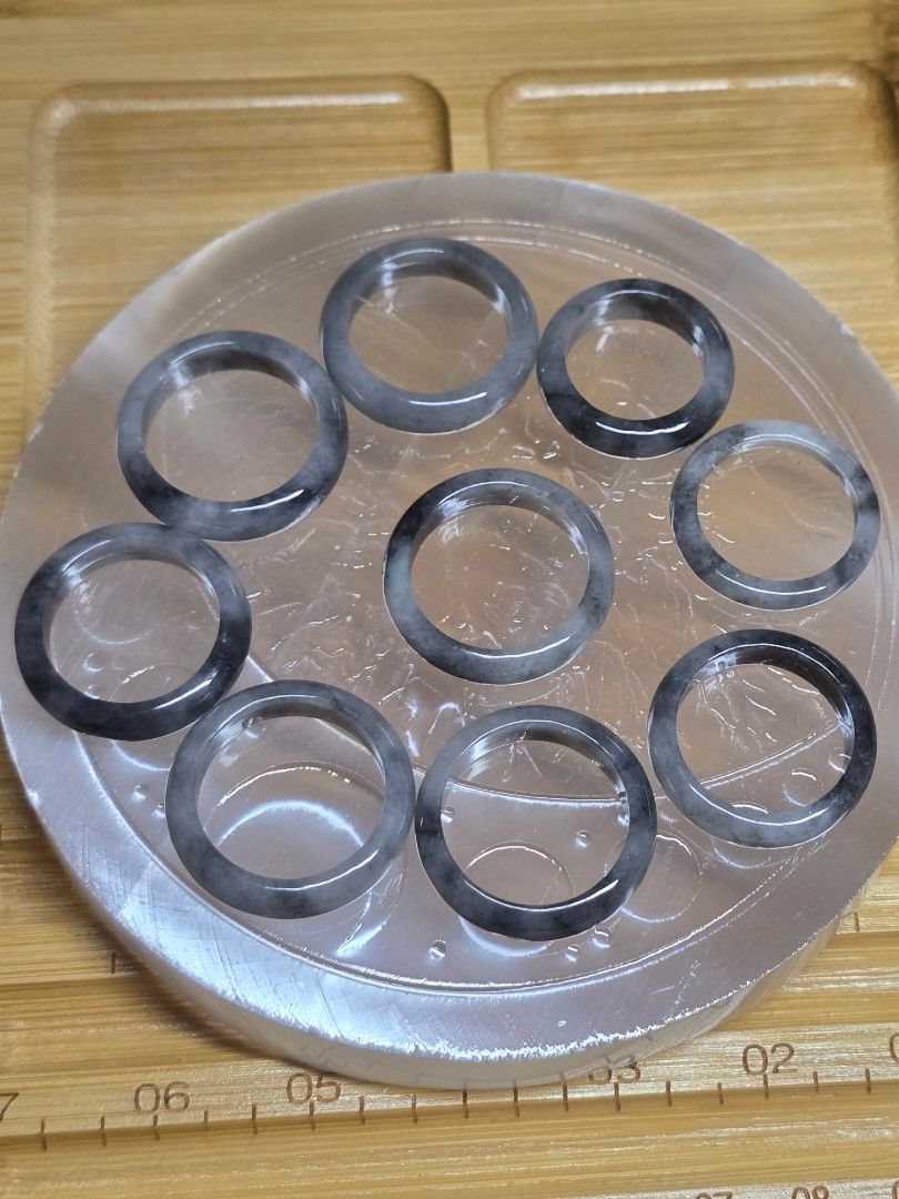 Wuji Burma Jadeite Rings (limited sizes) (Category: Rings) located in Quezon City. Submitted by ohmystones_088 (Listing ID 1395228147, Image 1). Description: 100% Authentic / Natural Stone Name: Wuji Burma Jadeite Rings Ring Size: 4, 6, 6.5, 7.5 Mode of payment: G-cash, PayMaya, BPI, BDO ✨️All crystals or gemstones are cleansed and energized before shipping.✨️ Please note: 💕As gemstones are natural, there may be variations in color, grain, shape