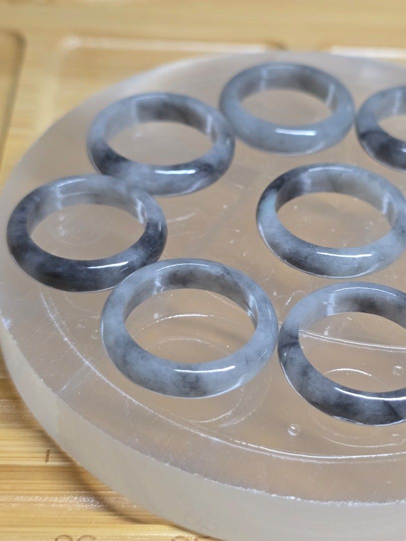 Wuji Burma Jadeite Rings (limited sizes) (Category: Rings) located in Quezon City. Submitted by ohmystones_088 (Listing ID 1395228147, Image 3). Description: 100% Authentic / Natural Stone Name: Wuji Burma Jadeite Rings Ring Size: 4, 6, 6.5, 7.5 Mode of payment: G-cash, PayMaya, BPI, BDO ✨️All crystals or gemstones are cleansed and energized before shipping.✨️ Please note: 💕As gemstones are natural, there may be variations in color, grain, shape