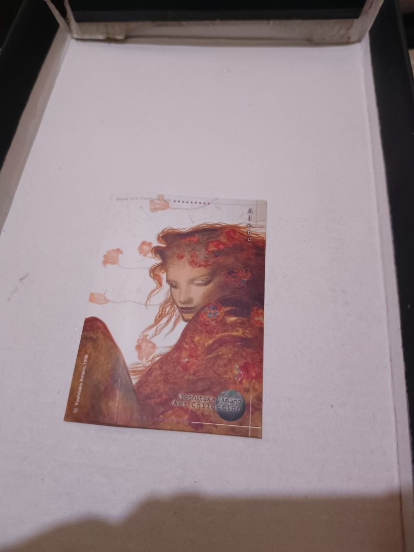 Yoshitaka Amano Art Collection 20 (Category: Comics & Manga) located in Davao. Submitted by plan-b (Listing ID 1395327208, Image 1). Description: The card is still in good condition.