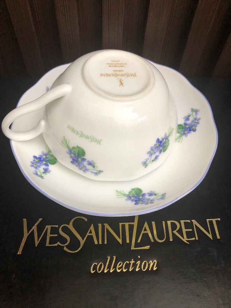 YSL Tea Cup SET (Category: Coffee & Tea Tableware) located in Pasay City. Submitted by cpb__ (Listing ID 1395244539, Image 3). Description: 1500 per SET.