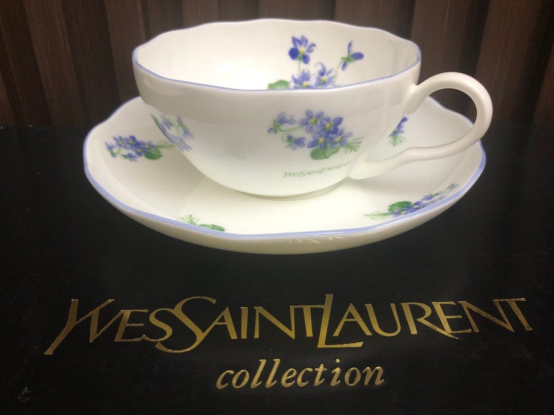 YSL Tea Cup SET (Category: Coffee & Tea Tableware) located in Pasay City. Submitted by cpb__ (Listing ID 1395244539, Image 1). Description: 1500 per SET.