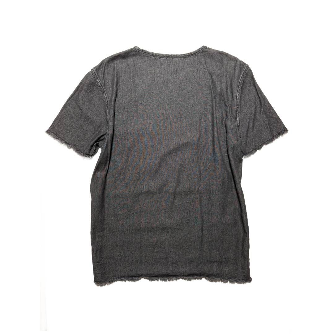 Zara Man Distressed Oversized Denim Shirt (Category: Tshirts & Polo Shirts ) located in Paranaque City. Submitted by lou-dime (Listing ID 1395171062, Image 3). Description: Zara Man Distressed Oversized Denim Shirt M on tag Fits M-L Length: 29” Width: 21.5” Sleeve Length: 9”.