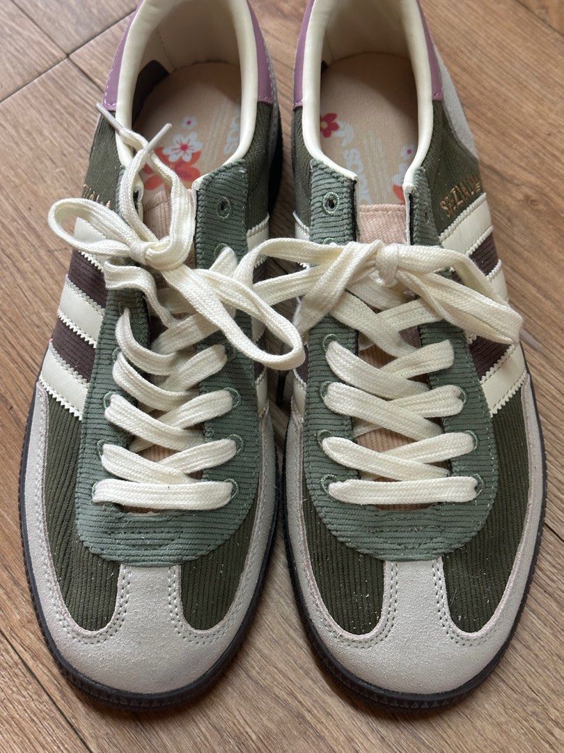 adidas gazelle silver green womens Adidas Samoa LX Corduroy