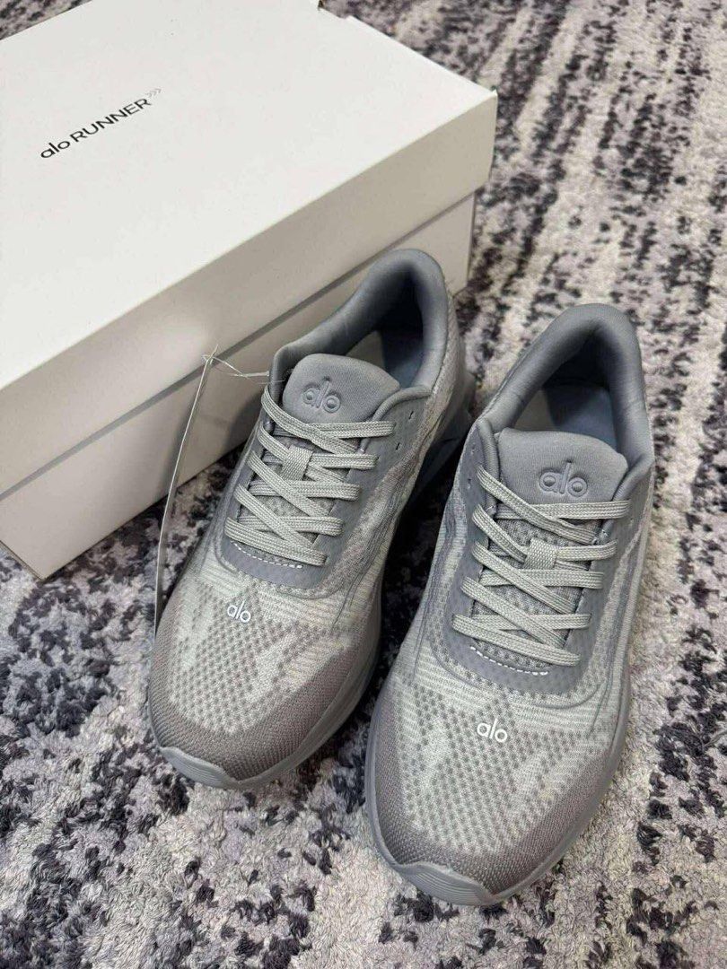 ALO YOGA RUNNER SHOES GRAY (Category: Sneakers) located in Manila. Submitted by mypshopp (Listing ID 1395370669, Image 2). Description: Actual Picture Posted!! Same Day Deliver!! Women size 36/37/38/39/40.