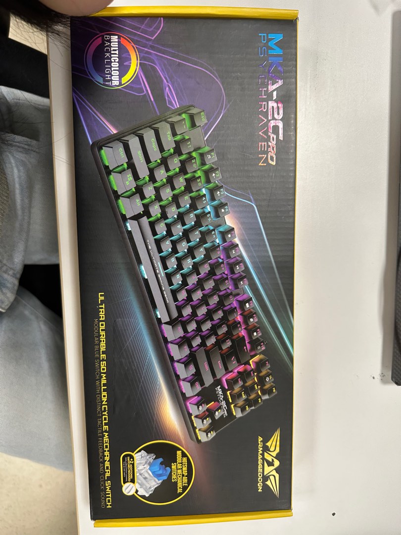 Armaggeddon MKA-2C Pro Psychraven Mechanical Keyboard, Computers & Tech ...