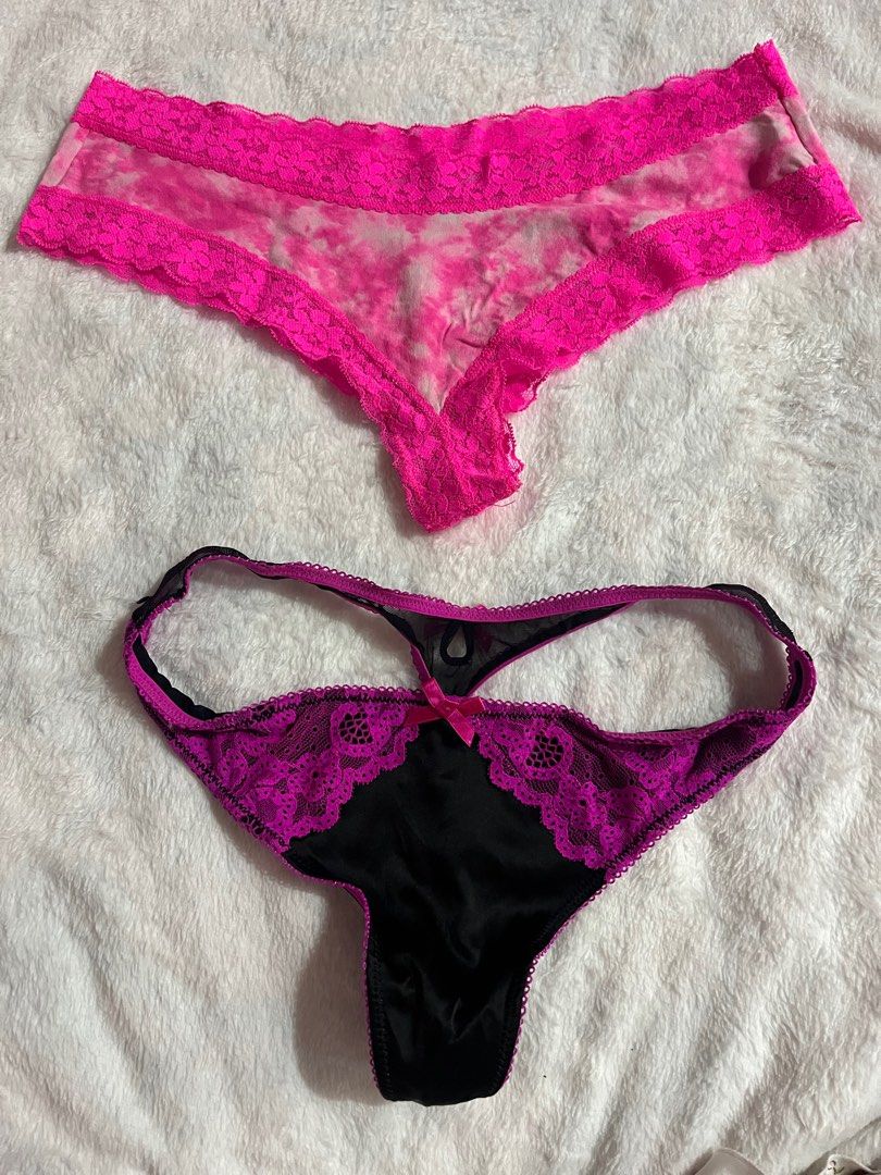 Assorted Panties (Category: Undergarments & Loungewear) located in Caloocan City. Submitted by Gucci00021 (Listing ID 1395435366, Image 3). Description: PINK by VS bnwt S- 280 SOLD PINK by Vs floral XS- 250 VS vintage S- 200 La senza med- 180SOLD VS thong cut tag S- 150SOLD PINK med- 180 VS L- 180 Secret Love L-200 VS med- 180 SOLD La senza S- 150 SOLD pls pm me for other details ❤️🙏🏻.
