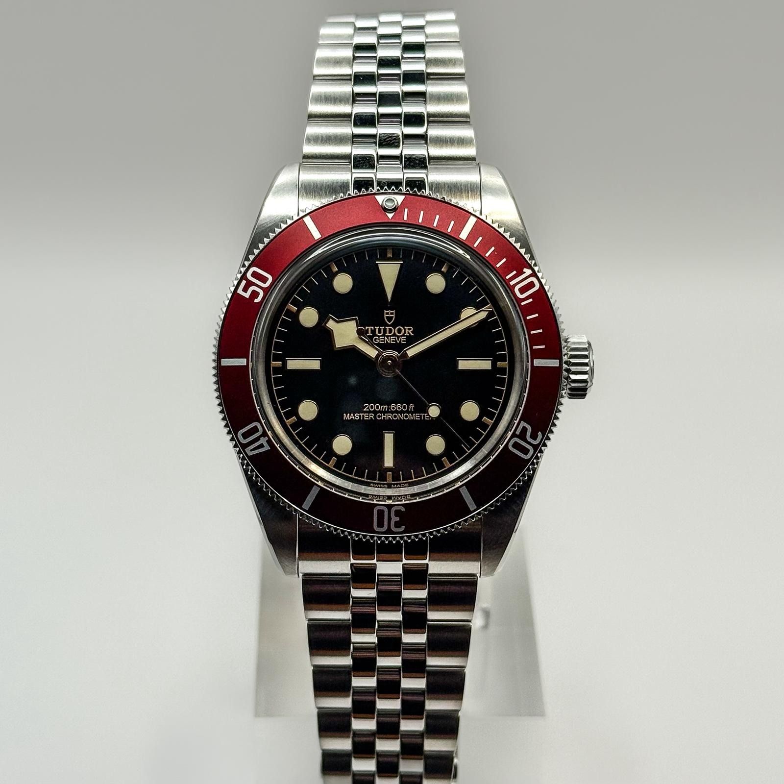 August 2023 Tudor Black Bay Monochrome Burgundy Link Bracelet