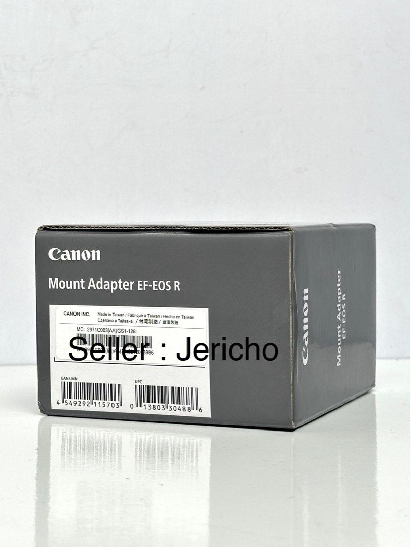 BRAND NEW CANON EOS R Adapter (Category: Lens & Kits) located in Manila. Submitted by seller_jericho (Listing ID 1382047702, Image 2). Description: BRAND NEW - Canon EF-EOS R Adapter Brand new purchased from Japan 2pcs available Price: P6,500 each Brand new last price Mop: Gcash, BDO online, Cash Delivery c/o buyer: lalamove, LBC , Victory Liner or AP Cargo Banawe QC pick up .