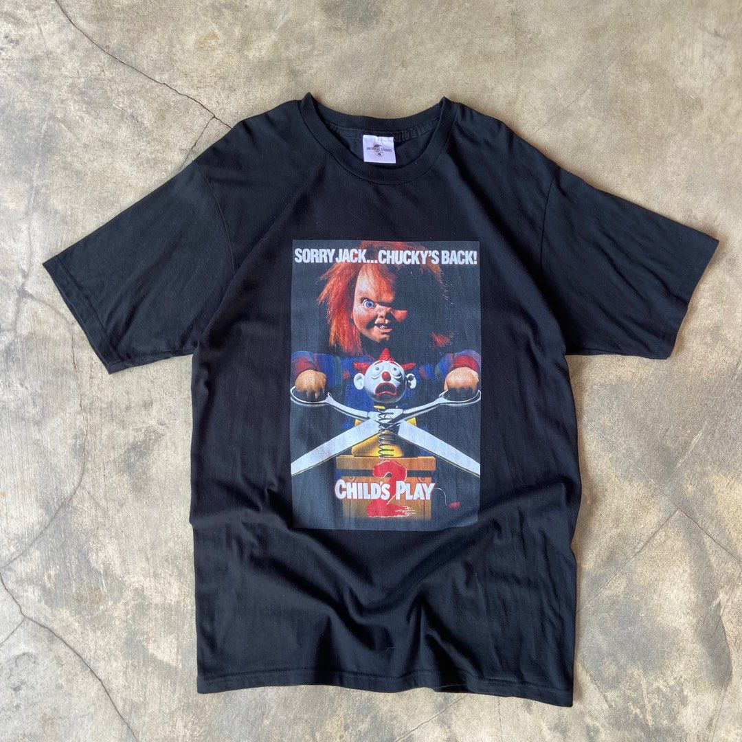 Chucky Universal Studio shirt (Category: Tshirts & Polo Shirts ) located in Santo Domingo. Submitted by ylocos_finds (Listing ID 1395420469, Image 1). Description: For sale chucky universal studio shirt, Dimension L29 W18.5.