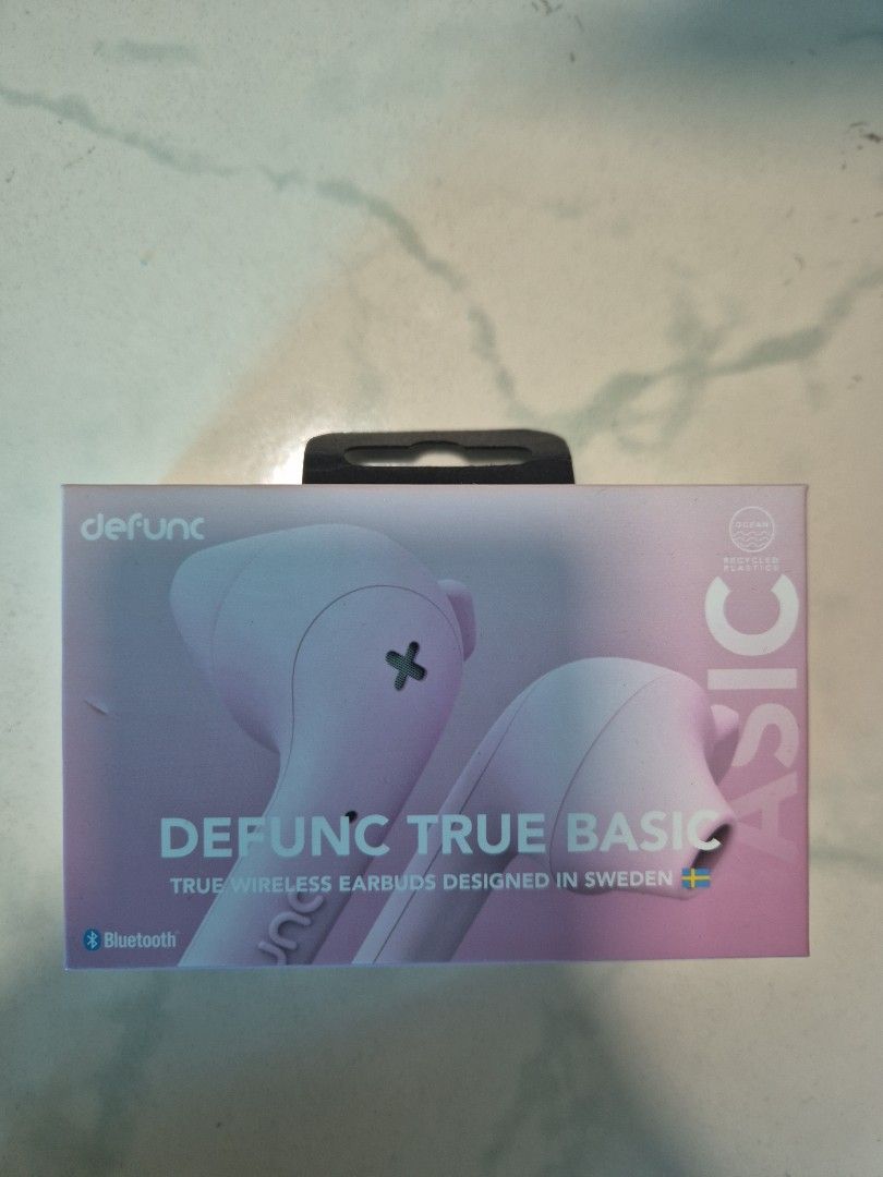 Defunc True Basic wireless earbud (Category: Earphones) located in Singapore. Submitted by annjoy (Listing ID 1395444755, Image 1). Description: brand new still sealed smartpac add $3 meet up at sembawang or orchard mrt station .