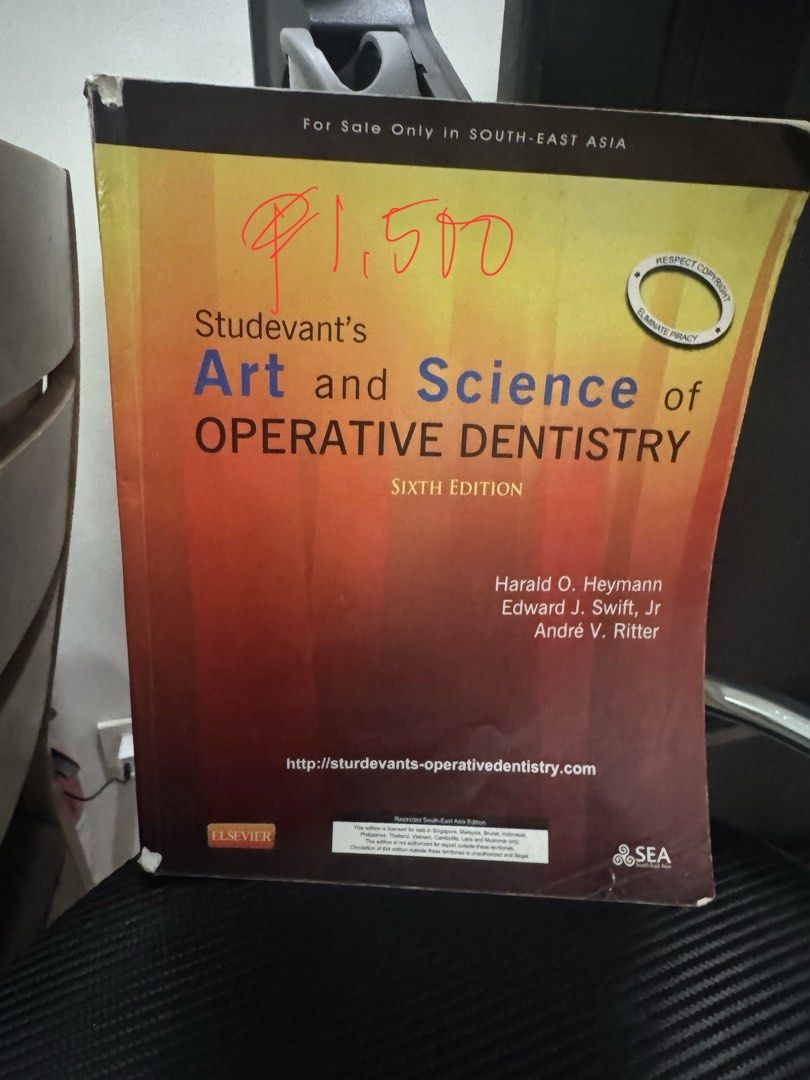 Dental Books (Category: Textbooks) located in Manila. Submitted by goldenearth_860662 (Listing ID 1395456245, Image 1). Description: Hi Docs! Selling 2nd hand dental books. Price is posted in the photo. Shipping is via Gogo express. PM for interested buyers. Thank you!.