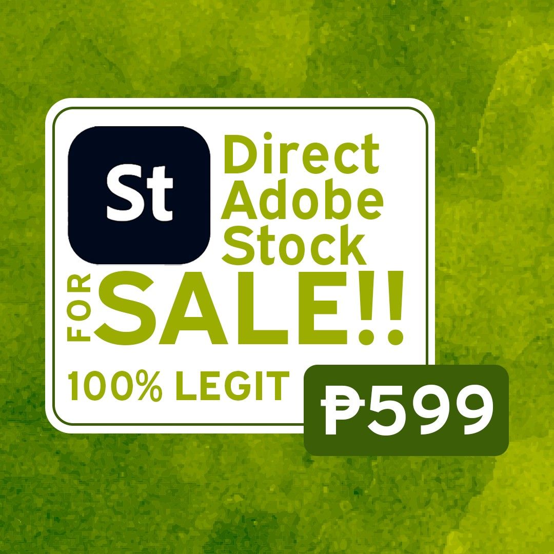 Direct Adobe Stock Sale (Category: Software) located in Taguig. Submitted by gsaifulislammohammad (Listing ID 1395532500, Image 1). Description: Are you a graphic designer who needs a better looking portfolio or need assets para makagawa ng maayos na deliverables sa trabaho? say no more! legit ito galing Adobe at No virus. meetup lang po tayo. Dala ka ng Flash drive or dalhin mo ang laptop para matransfer ko lahat ng files sayo. Hindi kna lugi di