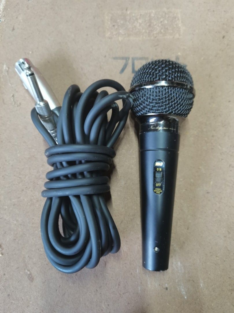 Dynamic mic japan (Category: Microphones) located in San Pedro. Submitted by tristanjapansurplus (Listing ID 1395538518, Image 1). Description: Ptpa Selling only Microphone Dynamic with cable Made in japan Loc san pedro laguna 09975328855 09915252285 Mojica family b10 L2 filinvest homesite brgy bagong silang san pedro laguna.