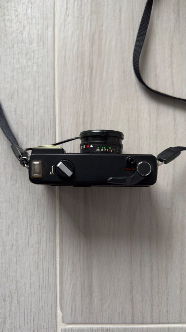 Fujica Flash Fujica II Camera (Category: Cameras) located in Pasig City. Submitted by otherwiseorchid (Listing ID 1395423435, Image 2). Description: Fujica Flash Fujica II camera with Fujinon 38mm lens. Includes lens cap, case, and strap. Built-in flash. Black. Working or not working; Offered as is. Was never used but bought as is to display..