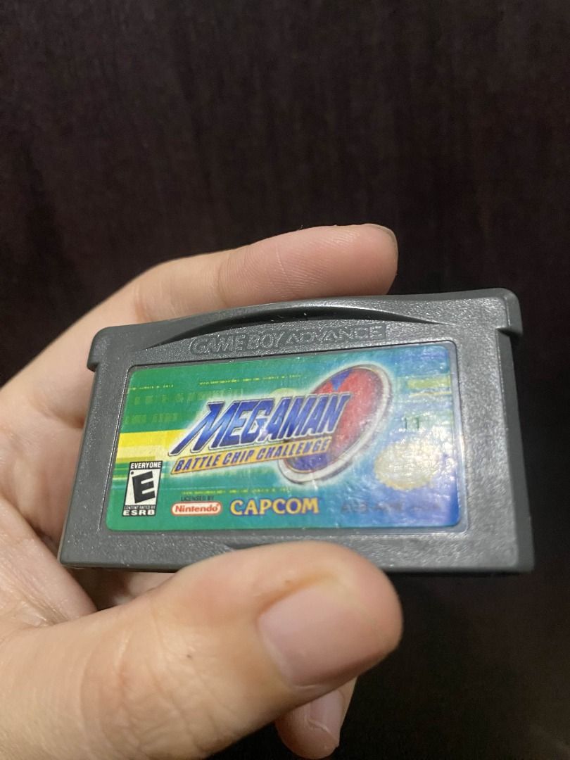 Game Boy Advance Mega Man Battle Chip Challenge (Category: Nintendo) located in Marikina City. Submitted by marisan.collection (Listing ID 1392210418, Image 2). Description: In good condition Cartdrige only Authentic and original Tested and working Shipping: Lalamove /Flash Express/LBC.