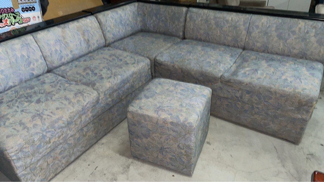 L -TYPE THICK FABRIC SOFA WITH HARD GRANITE FRAME & CENTER BENCH IMPORTED (Category: Sofas) located in Valenzuela. Submitted by gregferraren (Listing ID 1395406975, Image 3). Description: Sure buyer may inquire video/ charged real time delivery or shipping nationwide upon confirming order thru preferred metrobank/ bdo/ gotyme bank/ maya bank payment channels. Note: small portion cushion crushed upon shipping .