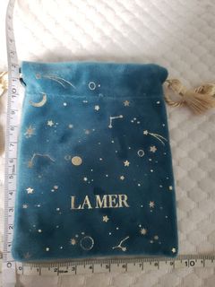 la mer drawstring bag 星空索繩小袋 萬用袋 化妝袋64203549170307110