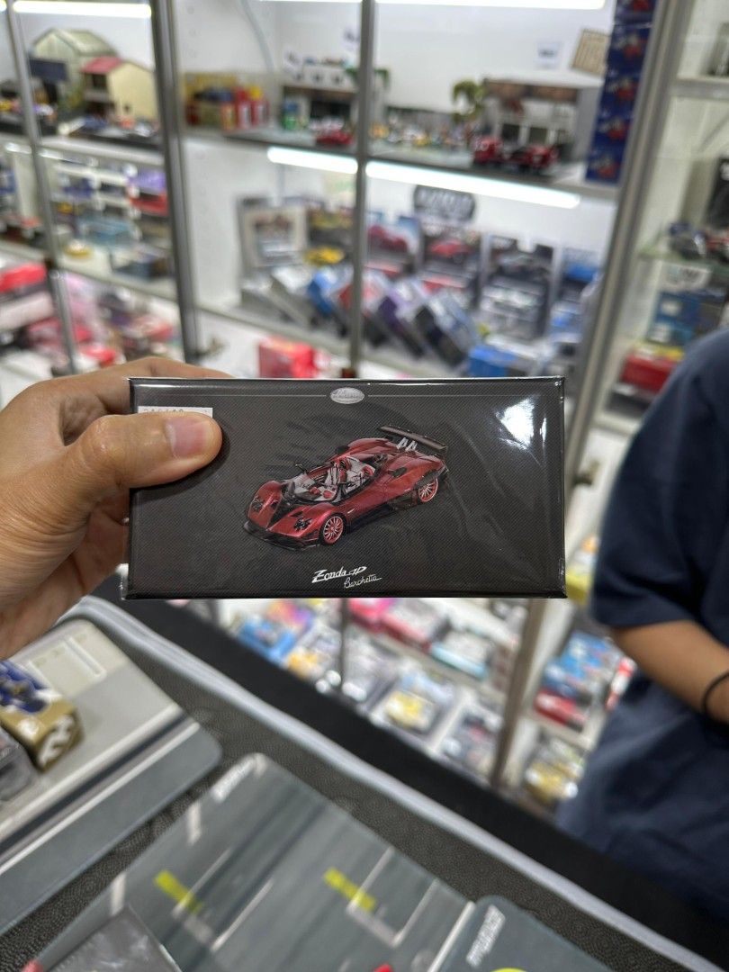 LCD 1.64 Pagani Zonda HP Barchetta Red Hong Kong ToyCar Salon 2025 ...