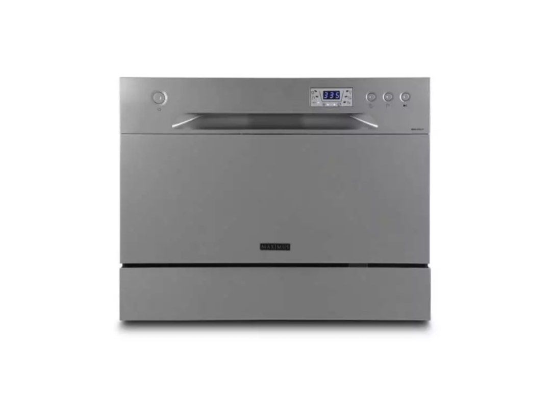 Maximus Dishwasher (Category: Dishwasher) located in Manila. Submitted by marvintaye39811 (Listing ID 1395500889, Image 3). Description: - Compact Maximus dishwasher ORIG PRICE Php17,000 - Great Condition - Silver color - Digital display and control buttons - Includes detergent dispenser - Racks for dishes, cutlery, and glasses - Clean and well-maintained interior Slightly negotiable..