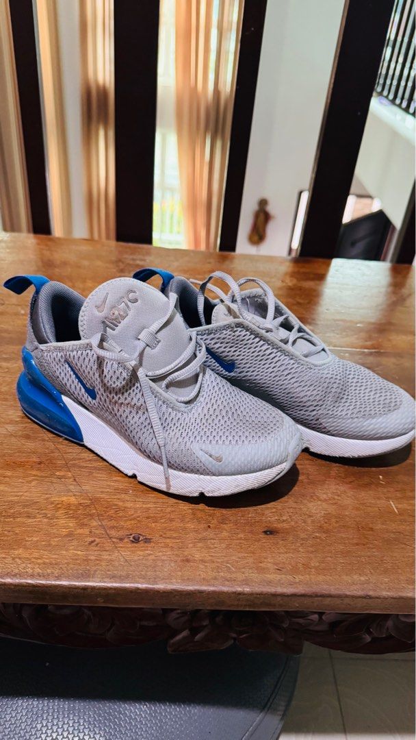 Nike Air Max 270 (Category: Babies & Kids Fashion) located in Lumban. Submitted by miloveditems (Listing ID 1395353722, Image 2). Description: Used Outgrown Well loved.