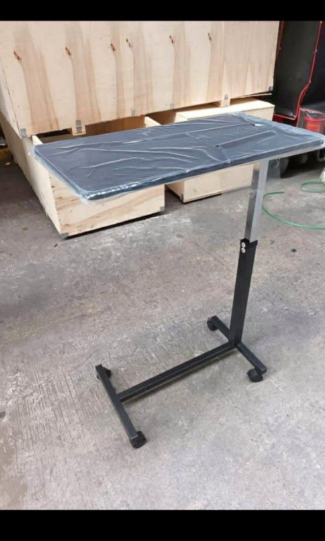 Overbed table height adjustable (Category: Medical Supplies & Tools) located in Quezon City. Submitted by jesselee14kpop (Listing ID 1395399476, Image 1). Description: we accept bulk orders brandnew affordable onhand negotiable good quality and condition open for pick up and delivery high quality we also sell many medical supplies call me 09268225723 cod,gcash,bank transfer lifetime time free service.
