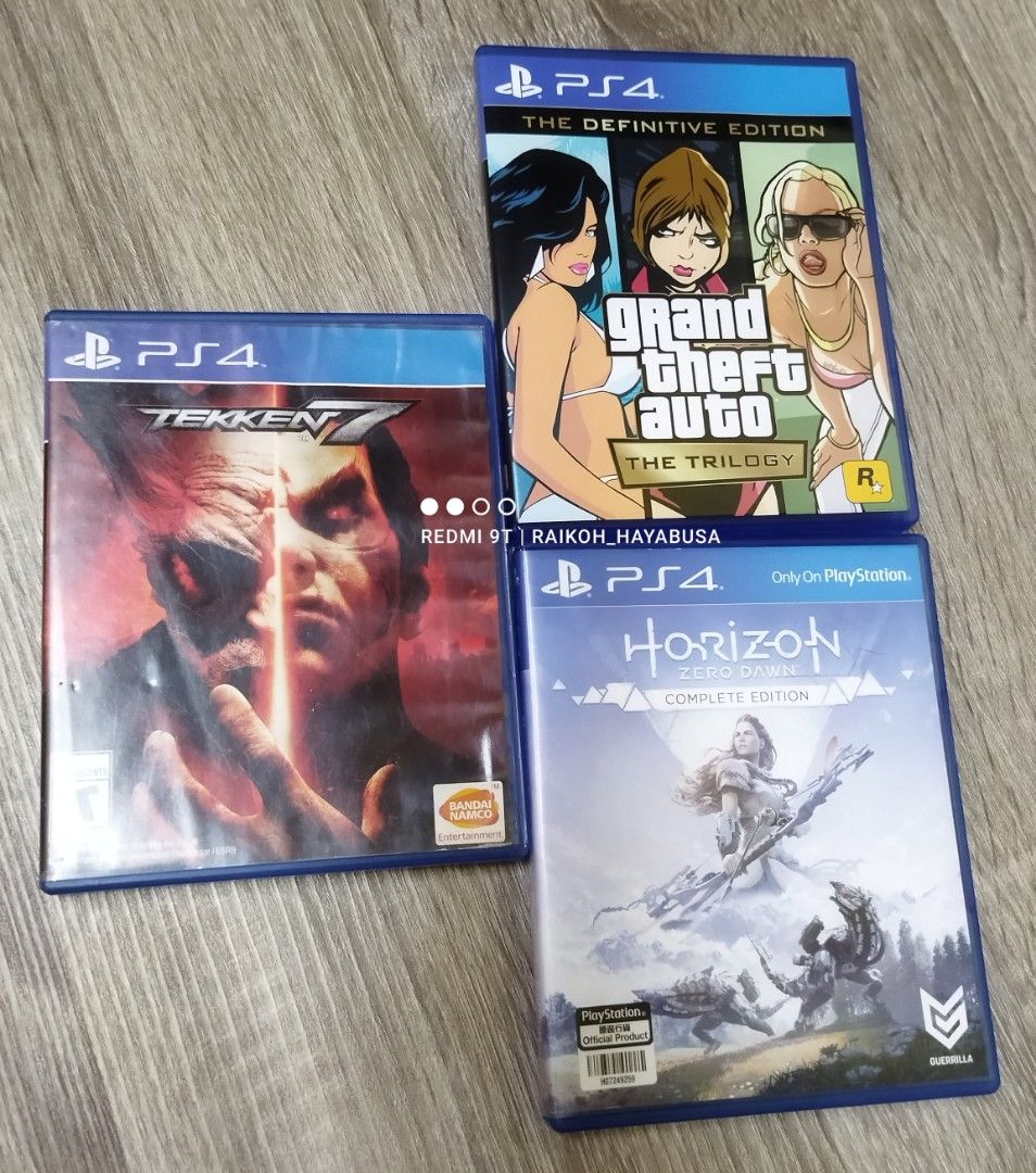 Playstation 4 Games For Sale (Category: PlayStation) located in Dasmarinas. Submitted by nixx_hayabusa (Listing ID 1395362336, Image 3). Description: Playstation 4 Games for sale Ghost Of Tsushima 1,200 (SOLD) Red Dead Redemption II 800 (SOLD) Days Gone 800 (SOLD) Tekken 7 (SOLD) God Of War 500 Infamous: Second Son 400 (SOLD) UFC 2 450 Naruto Ultimate Ninja Storm 4: Road To Boruto 500 (SOLD) Assassin's Creed Odyssey 450 (SOLD) Fallout 4 400 Uncha