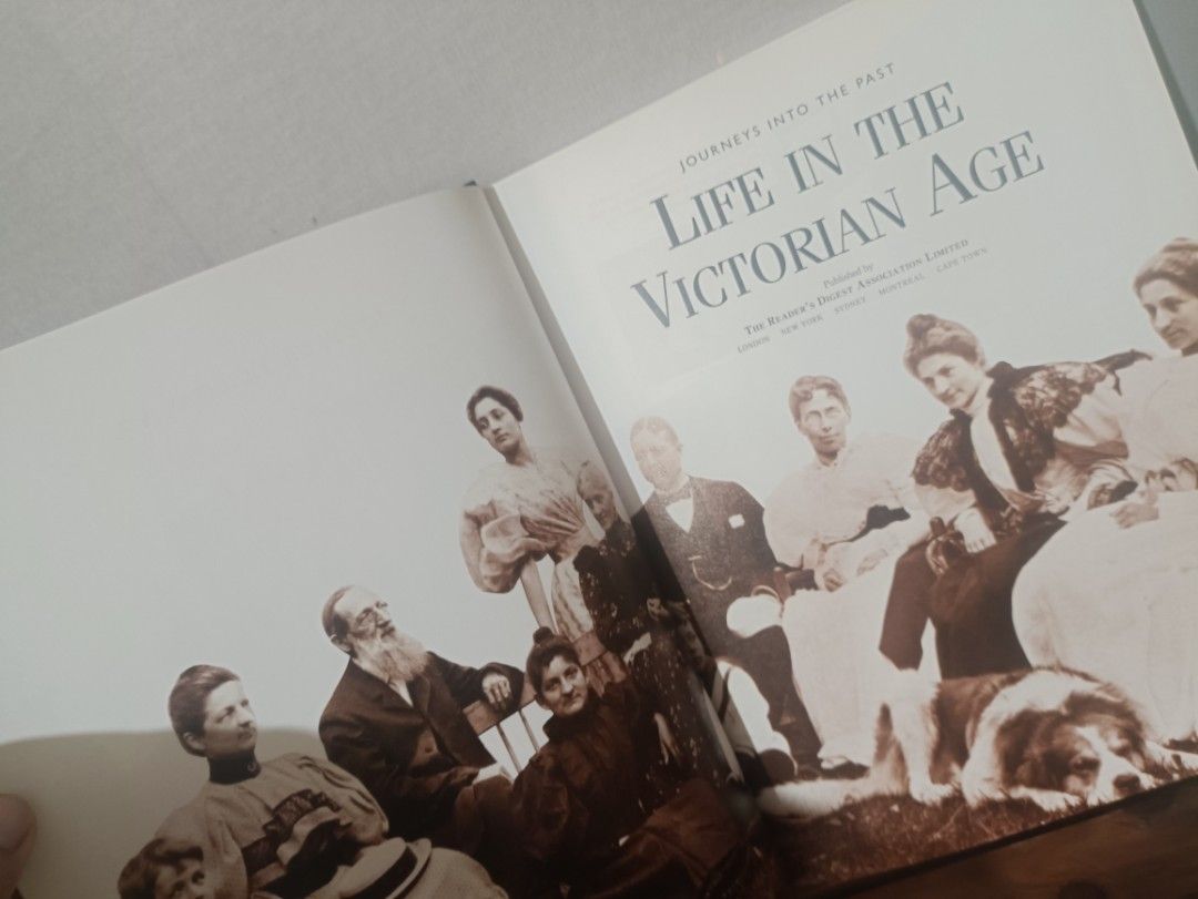 Reader's Digest Life in the Victorian Age Book (Category: Storybooks) located in Manila. Submitted by krishna_ayanami (Listing ID 1395492843, Image 2). Description: - Discover the Victorian Age with this Reader's Digest book. - Explores family life, courtship, home life, and leisure. - Features numerous images and illustrations. - Comprehensive look at the Victorian era. - Covers topics like the Victorian family and home comforts..