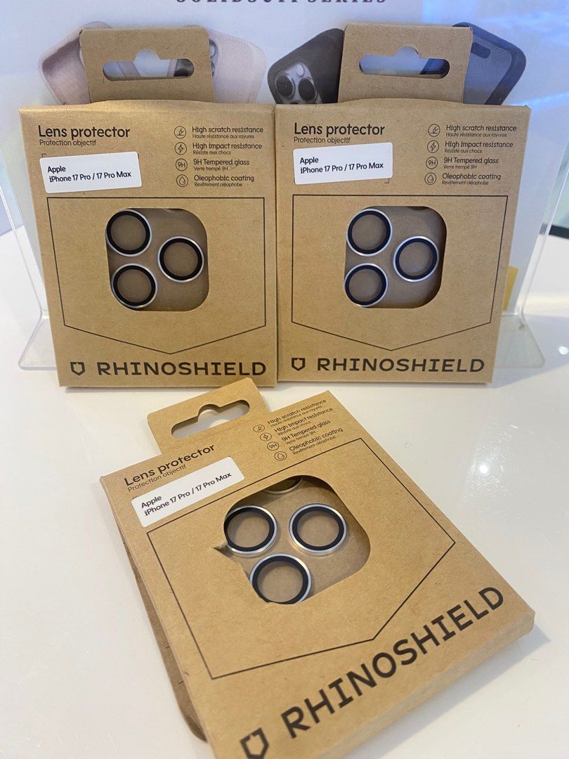 Rhinoshield Camera Lens 17/17pro/17promax (Category: Other Mobile & Gadget Accessories) located in Quezon City. Submitted by rhinoshield (Listing ID 1395460090, Image 2). Description: 🌈Rhinoshield Camera Lens 17/17pro/17promax 890 to 1,190 price range!🤑 colors; orange | black | navy blue | silver | titanum -scratch resistance -no flare -impact resistance •pick up/walk in •lalamove/jnt 📍Fairview Terraces.