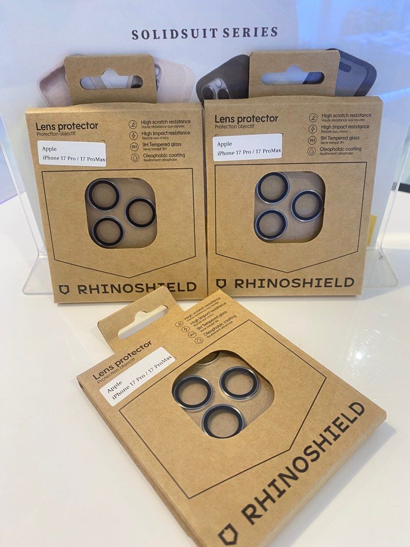 Rhinoshield Camera Lens 17/17pro/17promax (Category: Other Mobile & Gadget Accessories) located in Quezon City. Submitted by rhinoshield (Listing ID 1395460090, Image 3). Description: 🌈Rhinoshield Camera Lens 17/17pro/17promax 890 to 1,190 price range!🤑 colors; orange | black | navy blue | silver | titanum -scratch resistance -no flare -impact resistance •pick up/walk in •lalamove/jnt 📍Fairview Terraces.