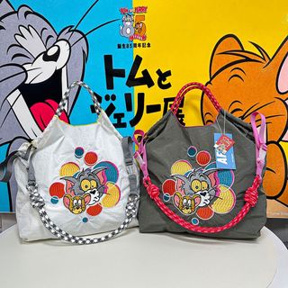 tom and jerry 單肩包 帆布袋 收納袋 雜物袋 實用袋 多用途袋 環保袋 擺設 擺件 裝飾 生日 貓和老鼠 tom & jerry 公仔 送禮 生日禮物64179816718082110