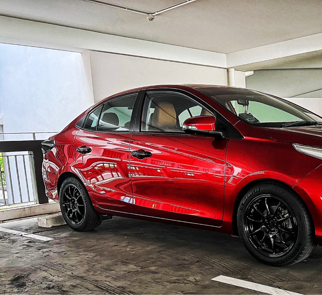 Toyota Vios 1.5 E Grade (A) (Category: Used Cars) located in Singapore. Submitted by yas_schlokovitch (Listing ID 1395483834, Image 1). Description: FOR SALE: 2019 Toyota Vios 1.5E - Meticulously Maintained & Upgraded This superbly maintained 2019 Toyota Vios 1.5E has been my reliable daily driver since new. I am selling only due to a growing family needing more space. This car stands out due to its impeccable maintenance. It has a full service h