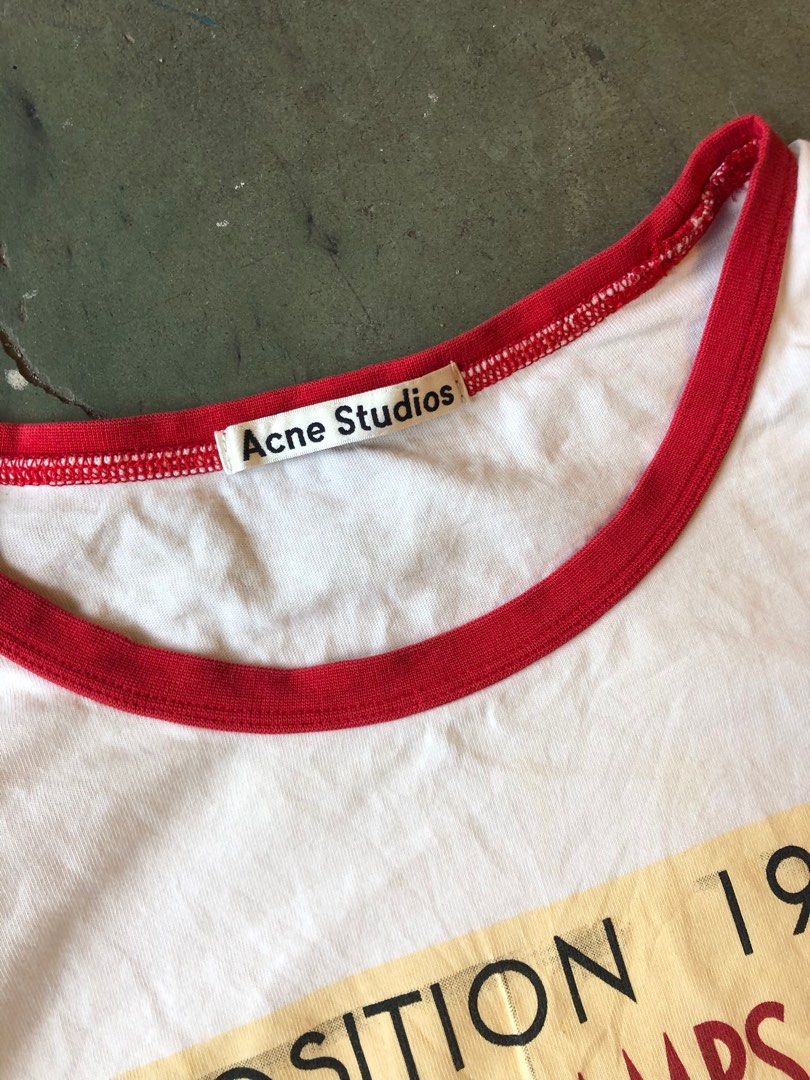 VINTAGE ACNE STUDIO ESMETA SHIRT (Category: Shirts) located in Angeles City. Submitted by ds.thrift (Listing ID 1395457252, Image 3). Description: MEDIUM ON TAG WIDTH 22 Lenght 27 ISSUE: WASHABLE MINI STAIN .