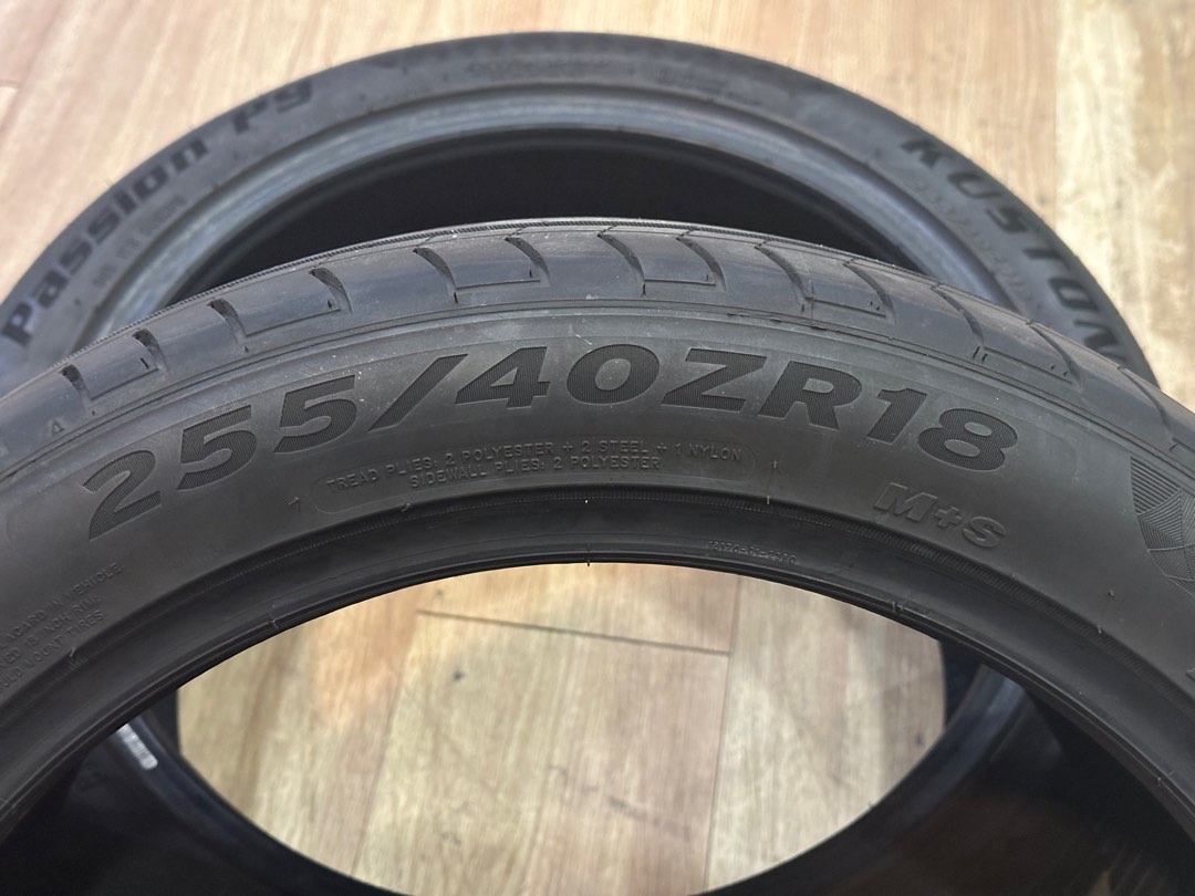 255 40 R18 tyre 99% new / used 2 week only … have receipt and photo ...