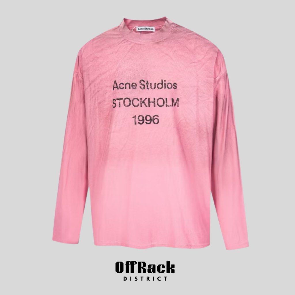 Acne Studios Washed 1996 Long Sleeve (Category: Luxury Apparel) located in Las Pinas. Submitted by offrackdistrict (Listing ID 1390575593, Image 1). Description: Available S-XL Size chart already posted Pre-Order basis 6-8 days ETA Courier & Shipping 🛵Lalamove 🚚 J&T / LBC Meetup around Metro Manila only MOP 💳 Gcash/ Maya Should you have any queries, message us at Fb: OffRack District Ig: offrack.district.