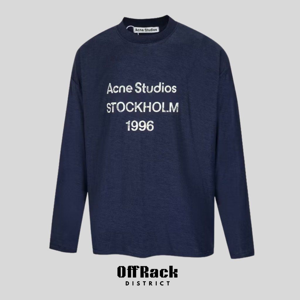 Acne Studios Washed 1996 Long Sleeve (Category: Luxury Apparel) located in Las Pinas. Submitted by offrackdistrict (Listing ID 1390575593, Image 3). Description: Available S-XL Size chart already posted Pre-Order basis 6-8 days ETA Courier & Shipping 🛵Lalamove 🚚 J&T / LBC Meetup around Metro Manila only MOP 💳 Gcash/ Maya Should you have any queries, message us at Fb: OffRack District Ig: offrack.district.