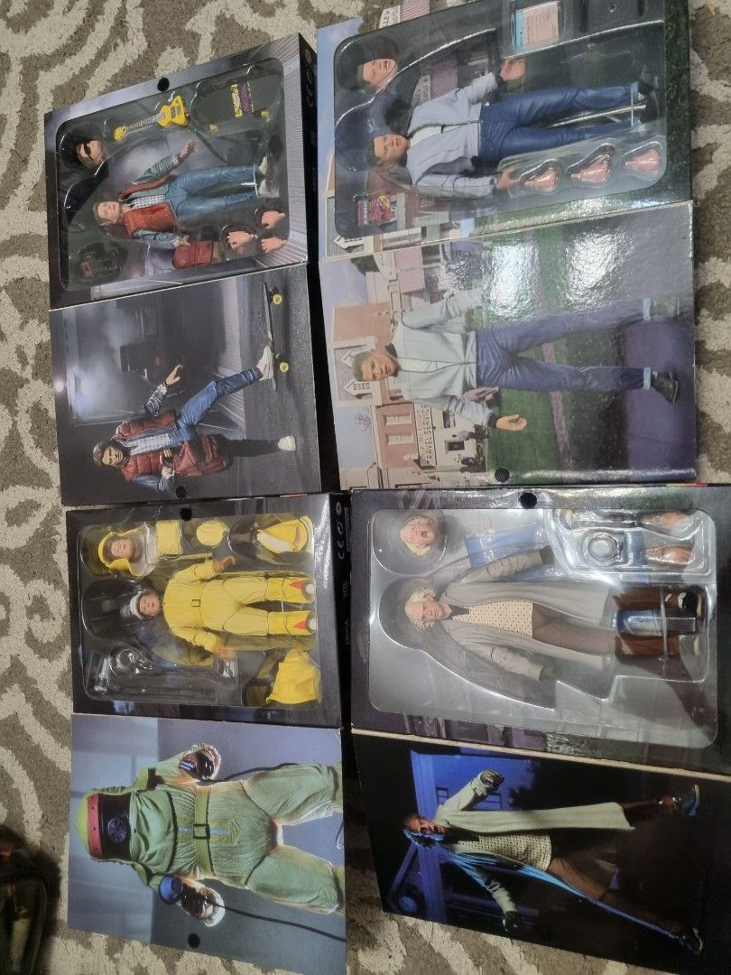 Back to the future (Category: Vintage Collectibles) located in Quezon City. Submitted by lylesofia (Listing ID 1390496680, Image 2). Description: 1700 each Biff- Sold Dr. Brown- Sold Marty with guitar- Sold Marty naka yellow nlang avail.