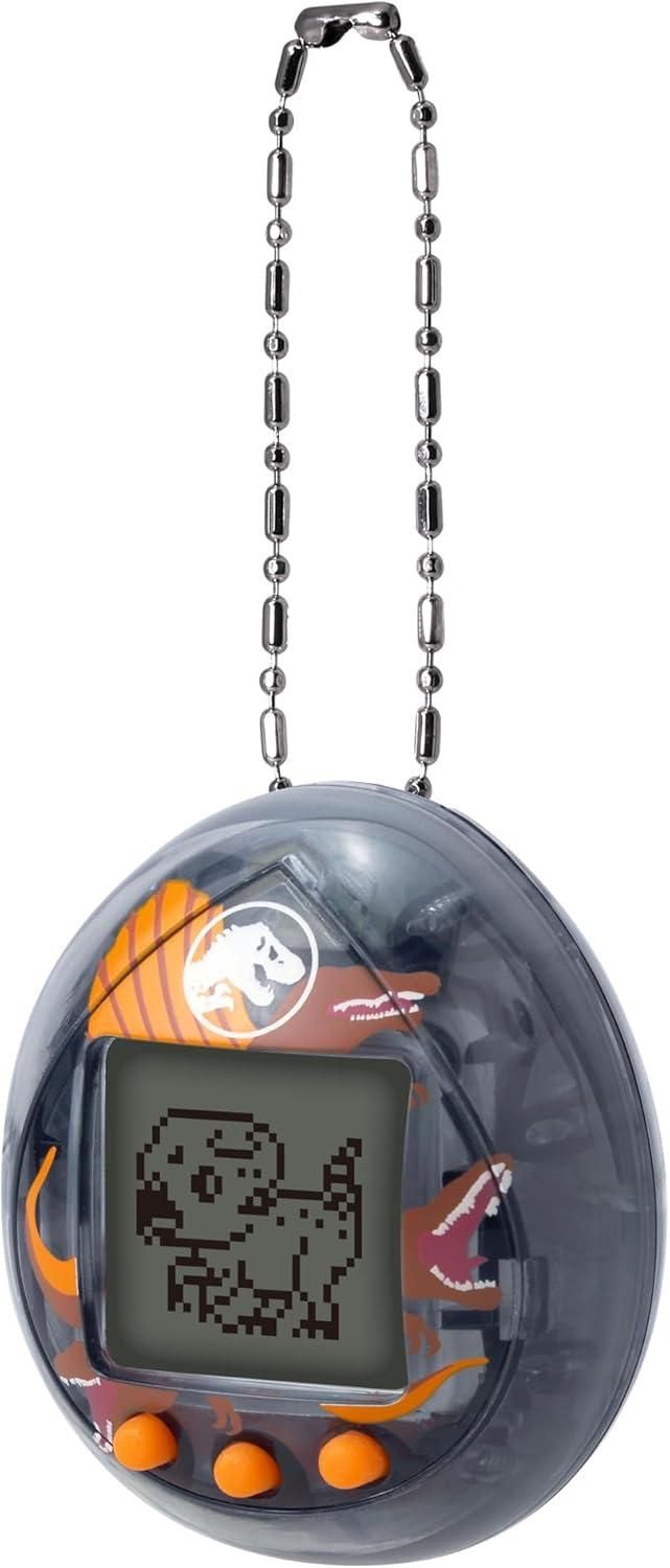 Bandai - Tamagotchi Nano Jurassic Brown - Brown Version Dino Spinosaurus - Interactive Tamagotchi Animal - Small Format - Virtual Pet for Winding Up - Toy Children from 8 Years - NT90997 (Category: Interactive Toys) located in Singapore. Submitted by rocketdeal (Listing ID 1390561263, Image 3). Description: Tamagotchi Jurassic dinosaur – The Tamagotchi Nano celebrates its big comeback with an exclusive Jurassic Brown Spinosaurus edition. Immerse 