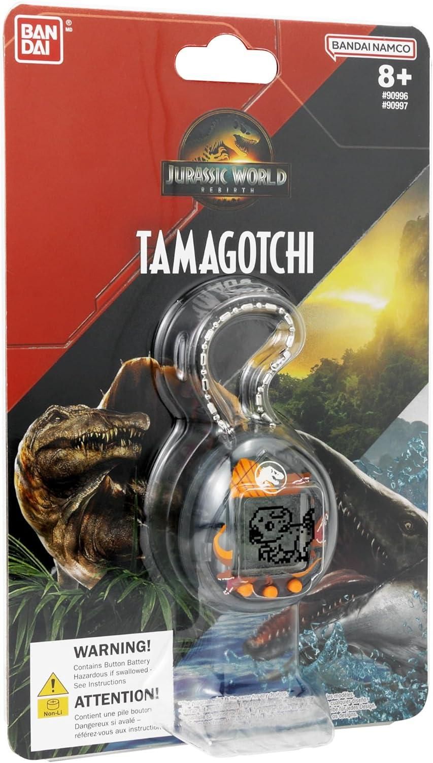 Bandai - Tamagotchi Nano Jurassic Brown - Brown Version Dino Spinosaurus - Interactive Tamagotchi Animal - Small Format - Virtual Pet for Winding Up - Toy Children from 8 Years - NT90997 (Category: Interactive Toys) located in Singapore. Submitted by rocketdeal (Listing ID 1390561263, Image 7). Description: Tamagotchi Jurassic dinosaur – The Tamagotchi Nano celebrates its big comeback with an exclusive Jurassic Brown Spinosaurus edition. Immerse 