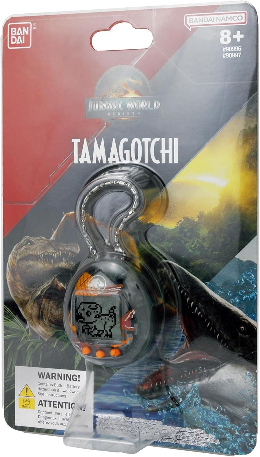 Bandai - Tamagotchi Nano Jurassic Brown - Brown Version Dino Spinosaurus - Interactive Tamagotchi Animal - Small Format - Virtual Pet for Winding Up - Toy Children from 8 Years - NT90997 (Category: Interactive Toys) located in Singapore. Submitted by rocketdeal (Listing ID 1390561263, Image 6). Description: Tamagotchi Jurassic dinosaur – The Tamagotchi Nano celebrates its big comeback with an exclusive Jurassic Brown Spinosaurus edition. Immerse 