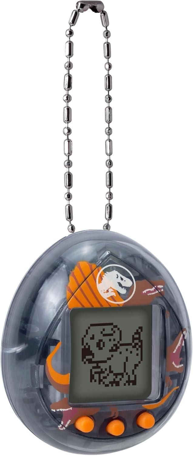 Bandai - Tamagotchi Nano Jurassic Brown - Brown Version Dino Spinosaurus - Interactive Tamagotchi Animal - Small Format - Virtual Pet for Winding Up - Toy Children from 8 Years - NT90997 (Category: Interactive Toys) located in Singapore. Submitted by rocketdeal (Listing ID 1390561263, Image 4). Description: Tamagotchi Jurassic dinosaur – The Tamagotchi Nano celebrates its big comeback with an exclusive Jurassic Brown Spinosaurus edition. Immerse 