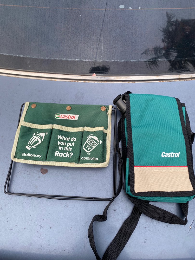 Castrol Rfk Racing Bags Castrol sling bag combo, Men's Fashion, Bags, Sling Bags on Carousell
