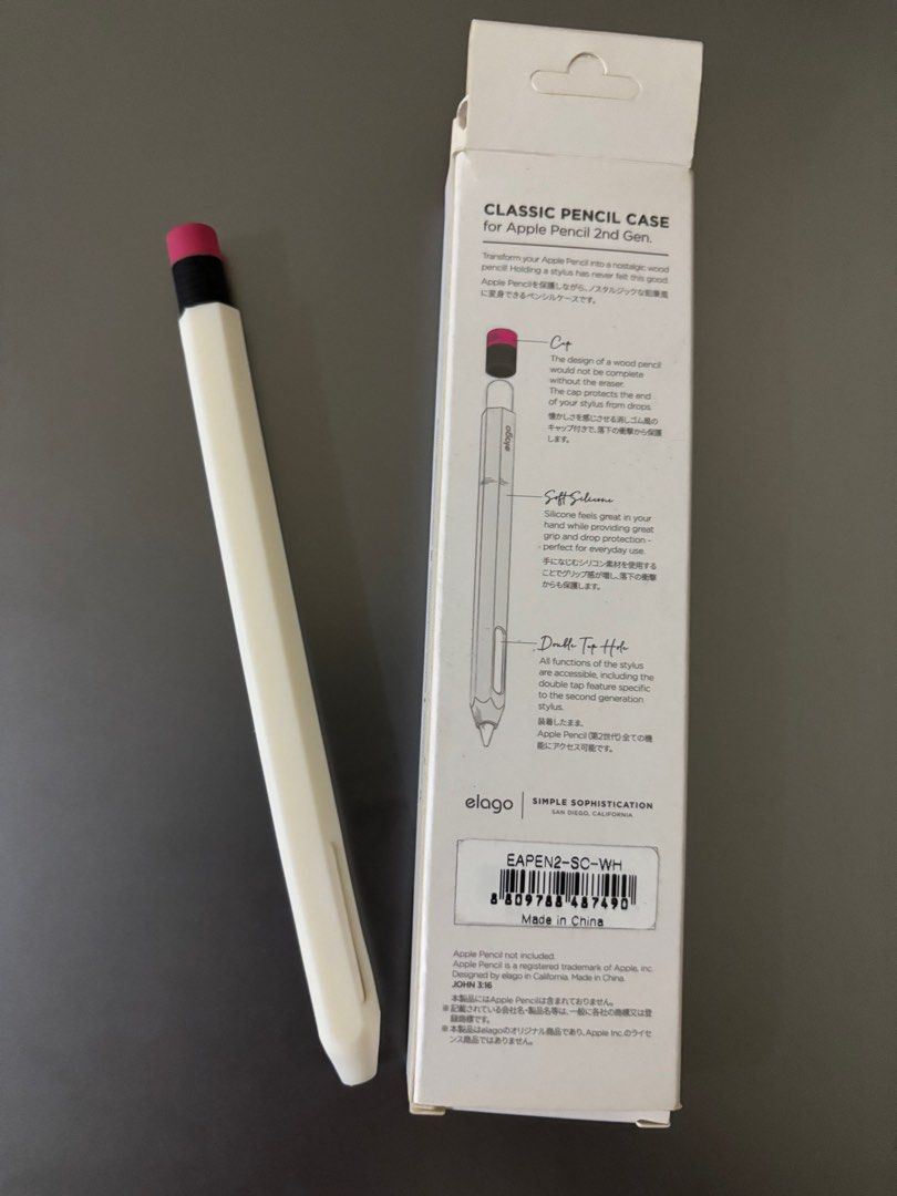 Classic Pencil Case for Apple Pencil 2nd Gen (Category: Cases & Sleeves) located in Pasay City. Submitted by hamburjer16 (Listing ID 1390498328, Image 2). Description: not used.