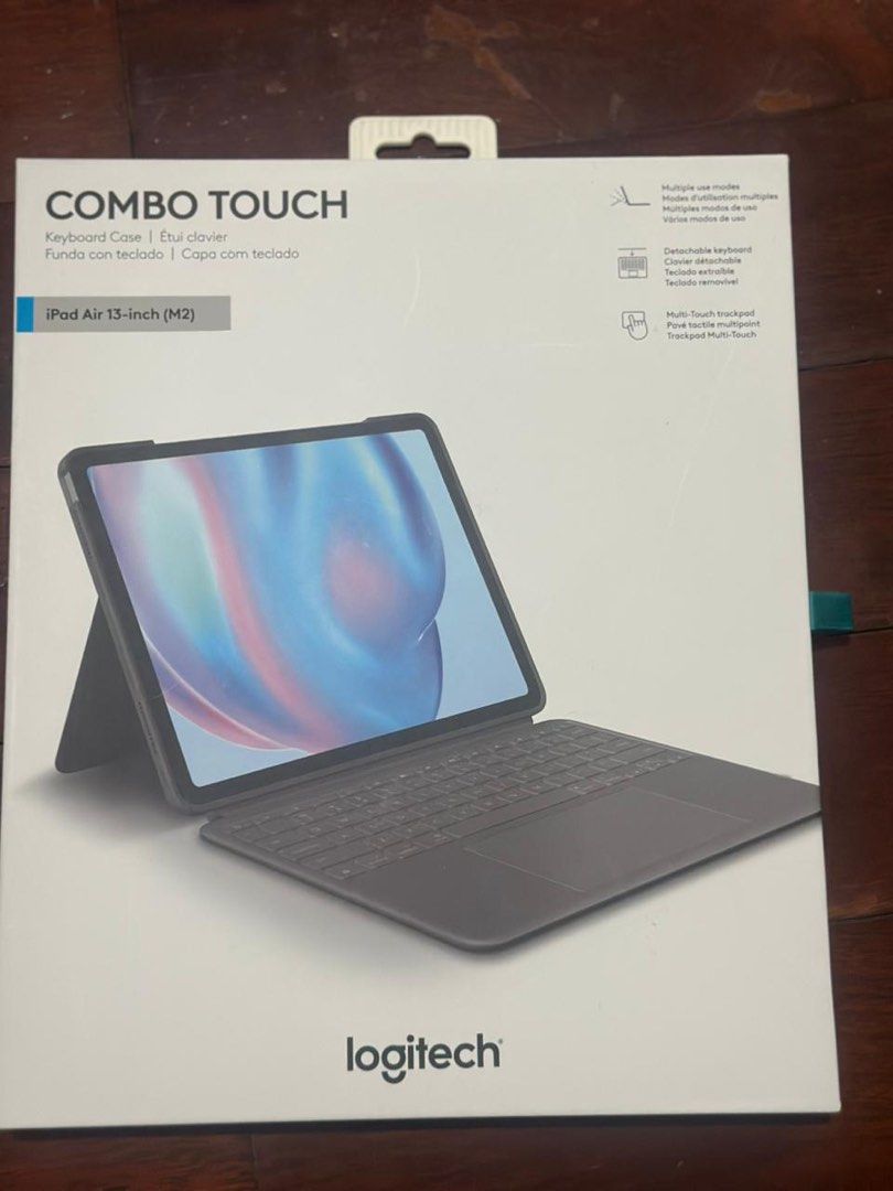 Combo Touch keyboard case Logitech for iPad Air 13 inch With