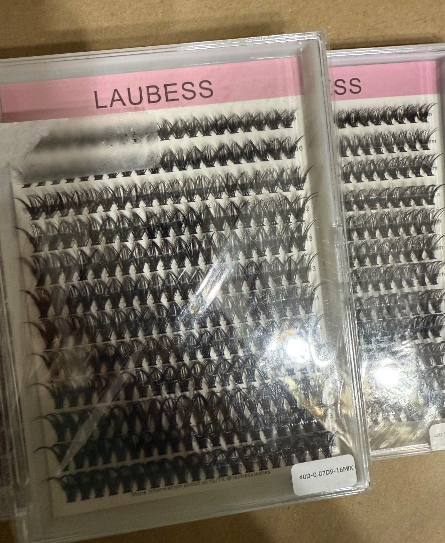 Eyelash extension (Category: Makeup) located in Pasig City. Submitted by annie_maria (Listing ID 1390544164, Image 1). Description: Cluster Lashes 240 pieces 40D-0.07D-9-16mm. .