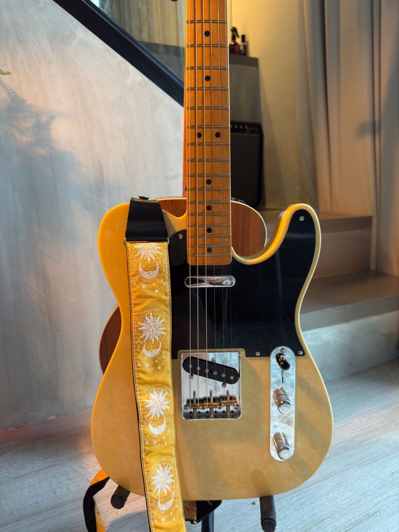 Fender Vintera II 50s Telecaster • Electric Guitar (Category: Musical Instruments) located in Cebu City. Submitted by cerebellum33 (Listing ID 1390560822, Image 1). Description: Negotiable 2 months old • Not set up yet • Home use only RFS: Tone preference Trade baits: Hollow body electrics / Strats / High end acoustics - MIM - Blackguard blonde - Alder Body, Gloss Polyester finish - 7.25" Radius Maple Fingerboard with Vintage Tall Frets, Gloss Ur