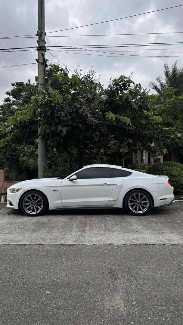 Ford Mustang GT 5.0 V8 Auto (Category: Used Cars) located in Manila. Submitted by quality_cars (Listing ID 1390423875, Image 2). Description: 2015 MUSTANG GT 5.0 V8 📣 PERFECT SUNDAY CAR 🔥 Check this 2015 MUSTANG GT⚡️ DETAILS:‼️‼️ 5.0 liter V8 GASOLINE ENGINE REAR WHEEL DRIVE Automatic(with paddles shift) FRESH INTERIOR AND EXTERIOR 27,xxx kms only!! Fresh interior Ceramic coated Borla Full exhaust ⚠️END PLATE NUMBER 9 ( FRI CODING) ✅WELL MAINTA