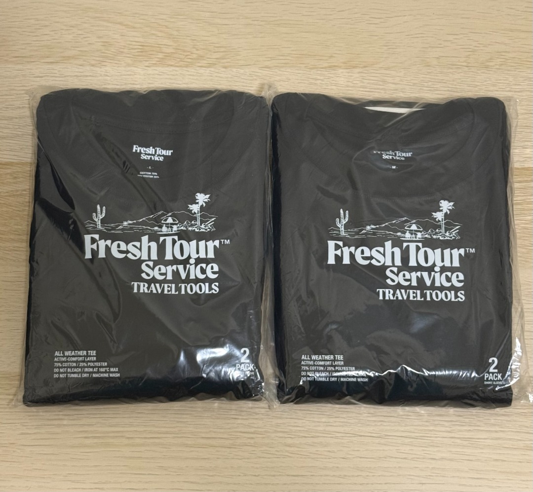 FreshService 2-PACK ALL WEATHER TEE L FreshService 2-PACK
