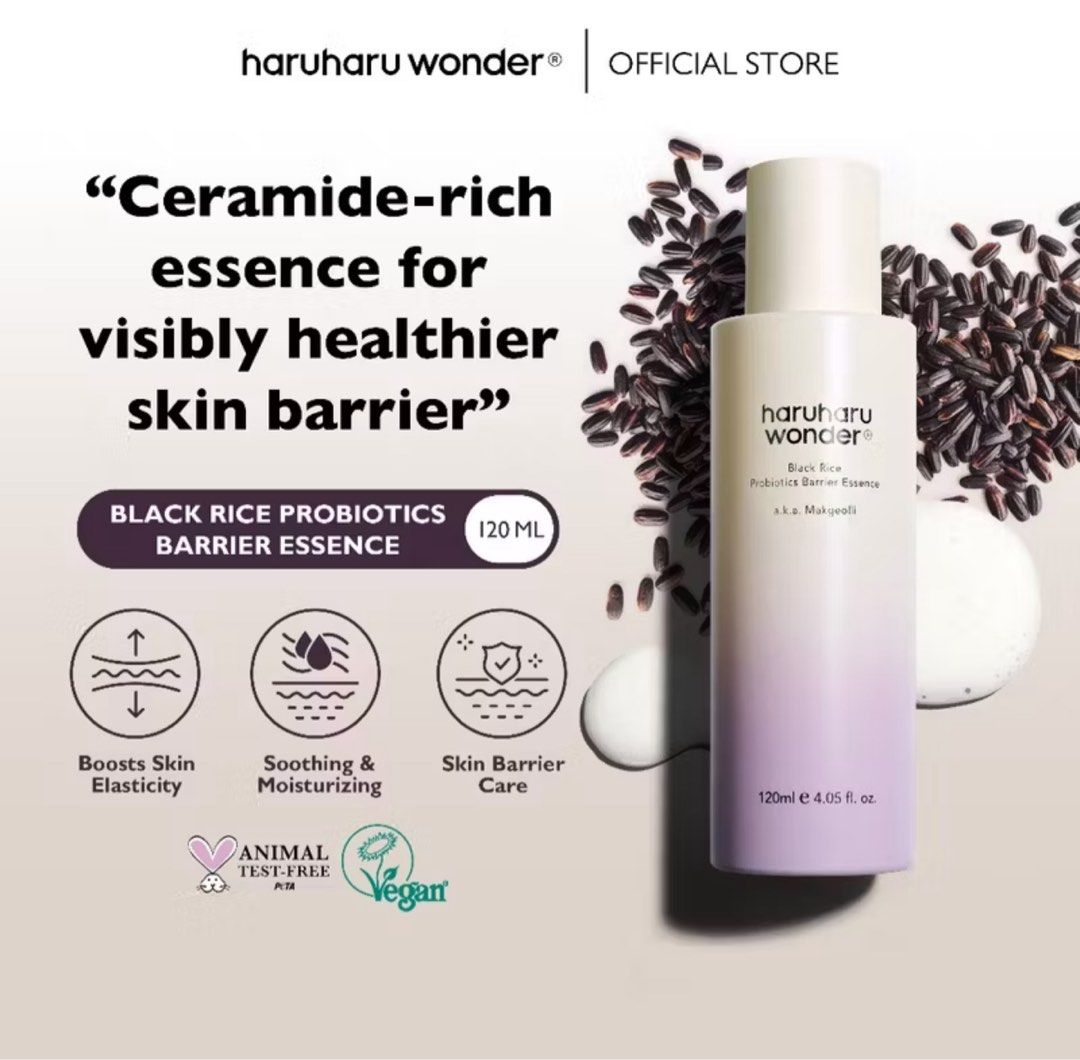 haruharu wonder barrier essence (Category: Face Care) located in Manila. Submitted by cxxx13 (Listing ID 1390433029, Image 1). Description: original price: 1200 .