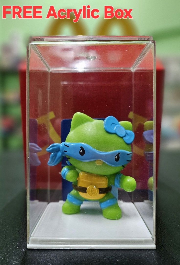 Hello Kitty by Sanrio x Leonardo TMNT Turtles (Category: Character Goods) located in Manila. Submitted by marson_lagman (Listing ID 1390181634, Image 2). Description: Hello Kitty x Teenage Mutant Ninja Turtles Leonardo Package 🆓️ Acrylic Box 1 Box 1 Card STRICTLY! For Sure Buyers Only. Welcome to my shop :) All items are Fixed Price. "Please note that offers below the listing price will not be considered. Serious inquiries only. Thank you for re